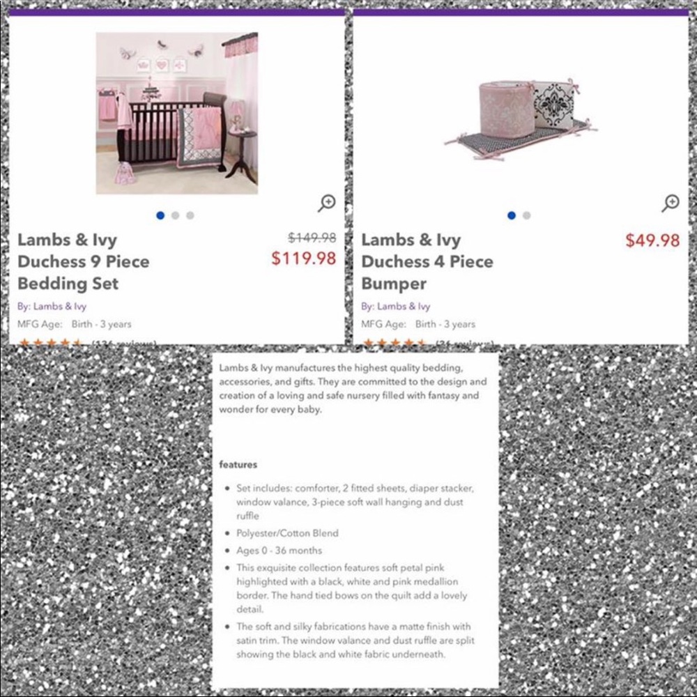 Baby girl bedding